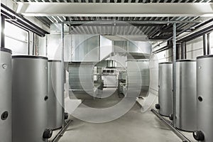 Interior of a Industrial Ventilation System