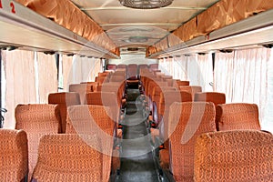 Interior of an interurban coach