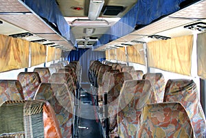 Interior of an interurban coach