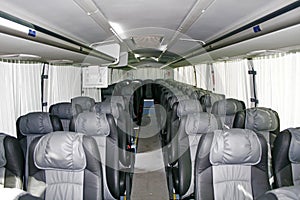 Interior of an interurban coach