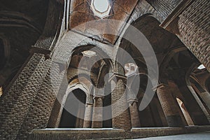 Interior Jameh Friday Mosque. Isfahan. Iran