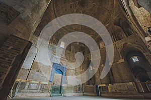 Interior Jameh Friday Mosque. Isfahan. Iran