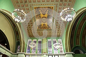 Interior Kiyevskaya railway station (Kiyevsky railway terminal, Kievskiy vokzal) -- Moscow, Russia