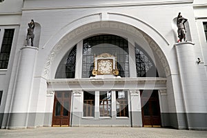 Interior Kiyevskaya railway station (Kiyevsky railway terminal, Kievskiy vokzal) -- Moscow, Russia