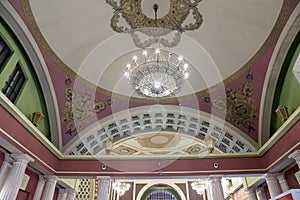 Interior Kiyevskaya railway station (Kiyevsky railway terminal, Kievskiy vokzal) -- Moscow, Russia