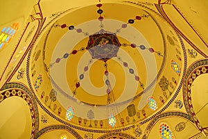 Interior of Koski Mehmed-Pasha Mosque's dome photo