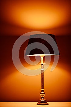 Interior lamp with warm light