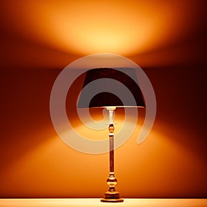 Interior lamp with warm light