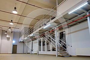 Interior of a large empty room