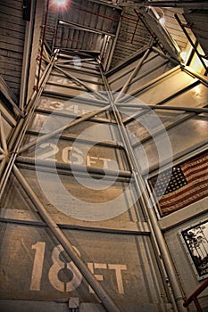 Interior of the Lighthouse at Sea Pines on Hilton Head Island.