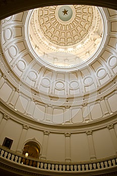 Interior look at Texas State Capitol dome