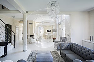 Interior of luxury apartment