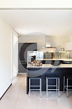 Interior luxury apartment, kitchen