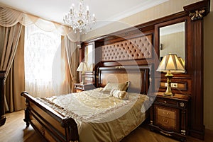 Interior of a luxury bedroom