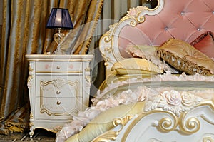 Interior of a luxury bedroom