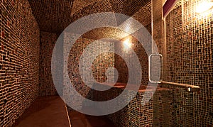 Interior of luxury turkish bath hammam