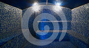 Interior of turkish bath hammam