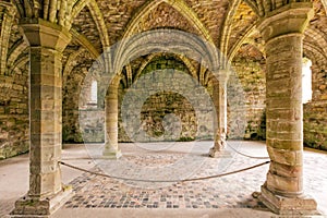 Chapter House, Buildwas Abbey, Shropshire, England. photo