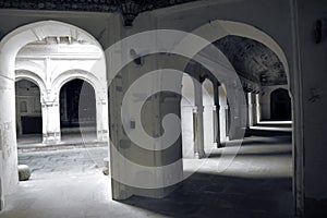 Interior of Mahaluxmi temple in Orccha