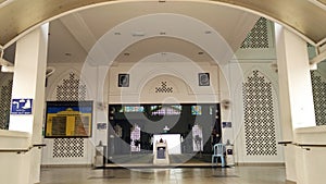 Interior of Malacca Straits Mosque