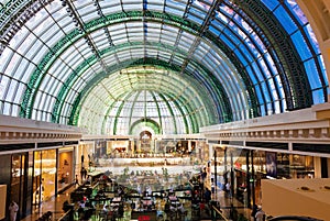 Interior of the Mall of the Emirates Dubai city UAE