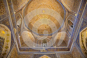 Interior of mausoleum Guri Amir