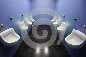 Interior of the mens room