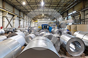 The interior metal manufacturing the view from the top