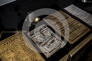 Interior of Mikhail Bulgakov Museum