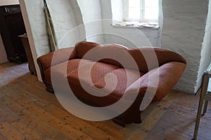 The interior of the miners' apartment in the Bohlenbinderhaus, which was built in 1817. Rüdersdorf bei Berlin, Germany