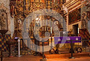 Interior Of Mission San Xavier del Bac