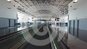 Interior of modern airport