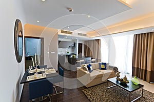 Interior of modern apartment