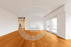 Interior of modern apartment, empty room