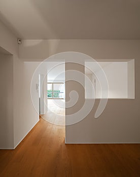 Interior of modern apartment, entrace photo