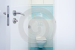 Interior of modern bathroom