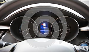 Interior of a modern car photo
