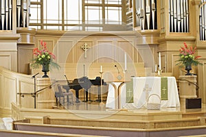 Interior Of Modern Church