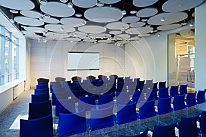 Interior of modern conference hall