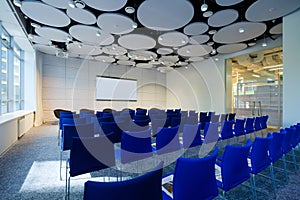 Interior of modern conference hall