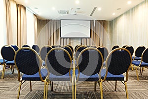 Interior of modern conference hall in hotel