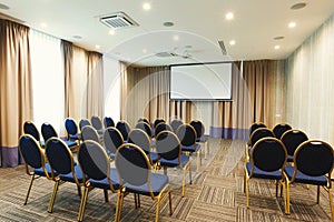 Interior of modern conference hall in hotel