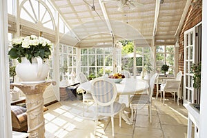 Interior Of Modern Conservatory