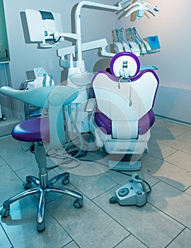 Interior of a modern dental office