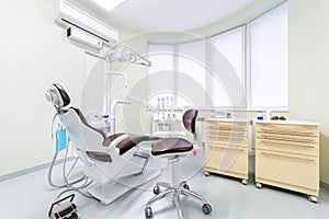 Interior of modern dental office