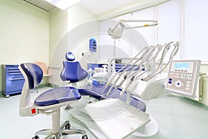 Interior of modern dental office