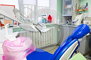 Interior of a modern dental surgery
