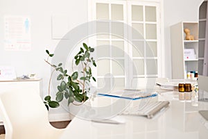 Interior of Modern Doctors Office