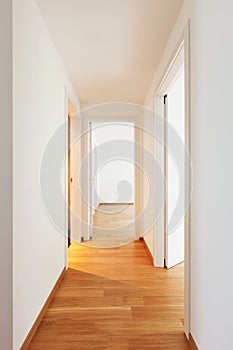 Interior modern empty flat, apartment