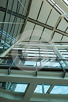 Interior Modern Glass facade building